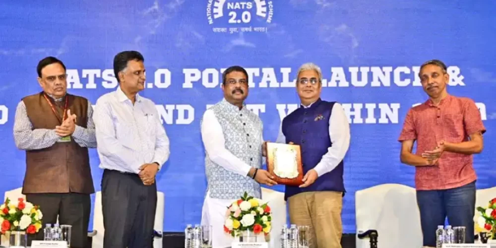 Dharmendra Pradhan launches NATS 2.0 portal, disburses Rs. 100 Cr Stipends through DBT to young graduates and diploma holders for on-the-job training Dharmendra Pradhan launches NATS 2.0 portal, disburses Rs. 100 Cr Stipends through DBT to young graduates and diploma holders for on-the-job training